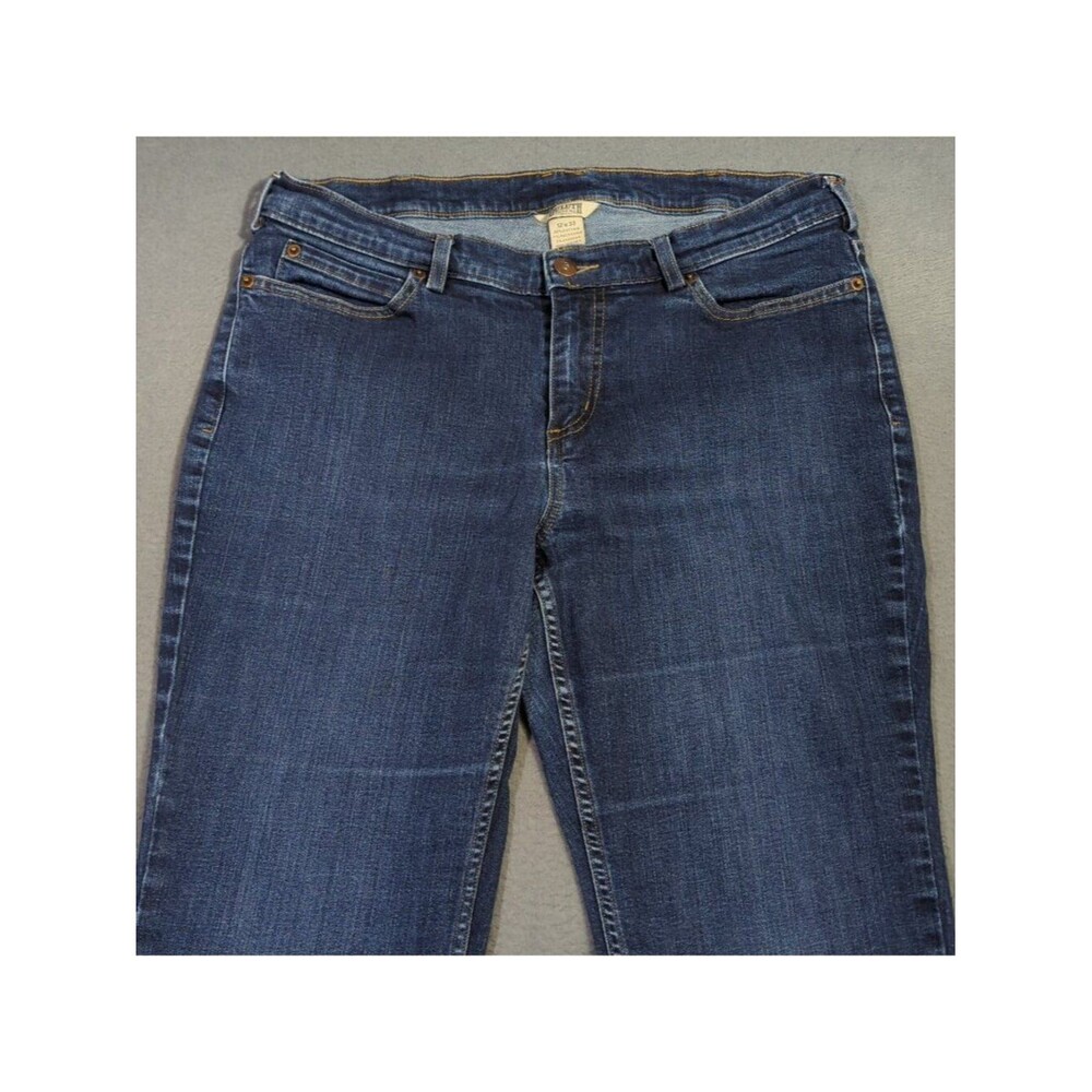 Duluth Jeans Women's 12x33 Fits 32x31 Blue Daily Denim Bootcut